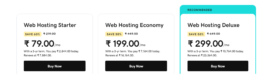 GoDaddy Hosting