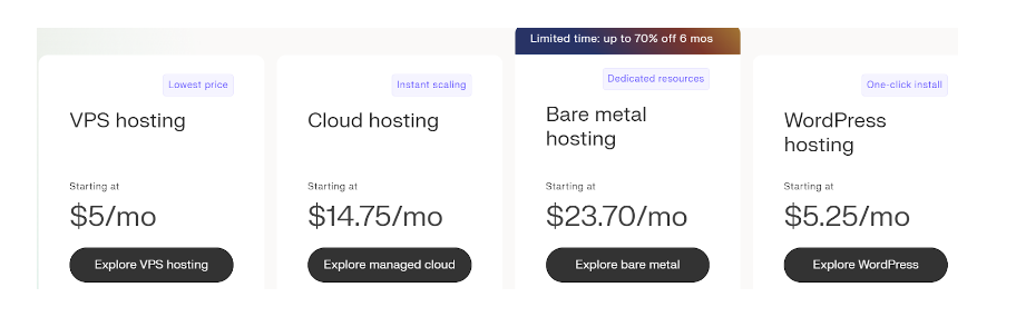 Liquid web Price