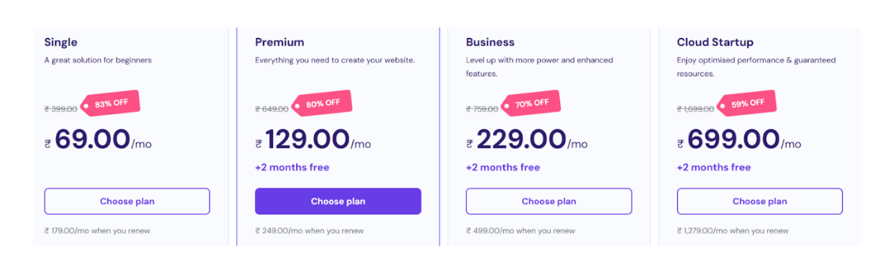 Hostinger vs Bluehost