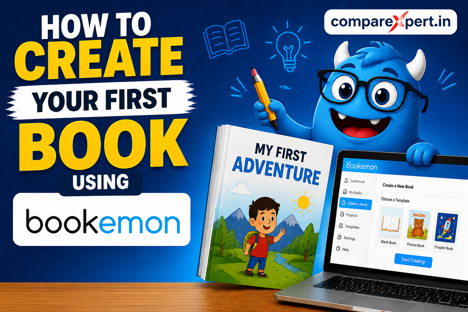 How to Create Your First Book Using Bookemon