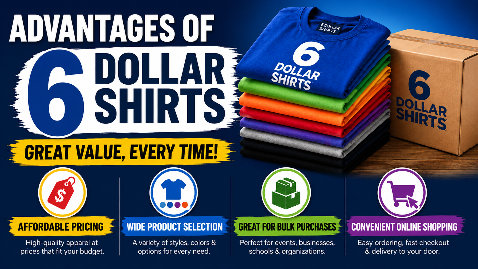 6 Dollar Shirts