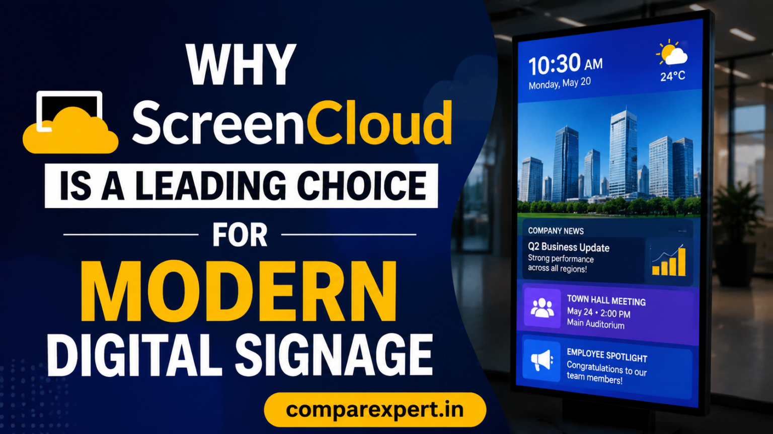Why ScreenCloud Is a Leading Choice for Modern Digital Signage