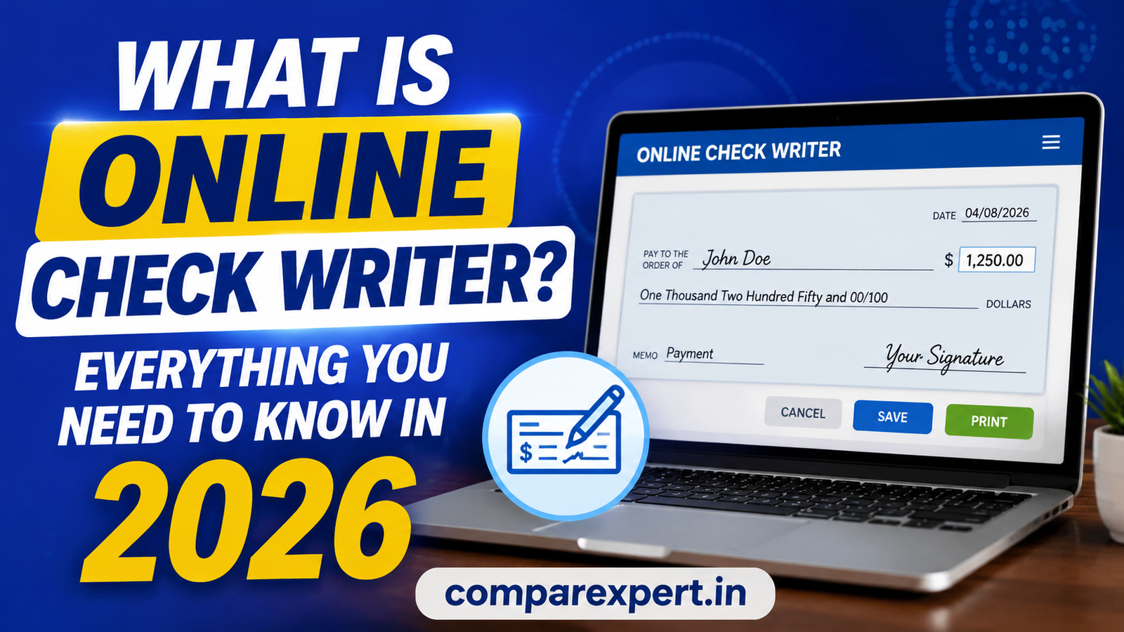Online Check Writer
