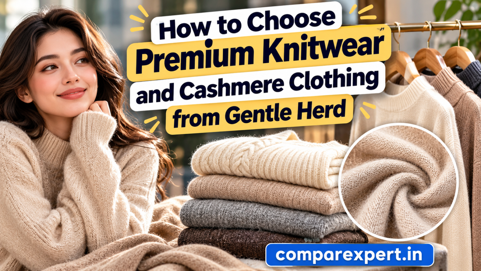 How to Choose Premium Knitwear and Cashmere Clothing from Gentle Herd
